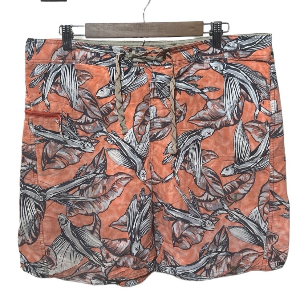 EUC - Patagonia Board Shorts - size 36 - Flying Fish